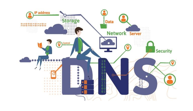 مفاهيم حول سجلات اسماء النطاقات DNS records 1 DNS 768x441 1
