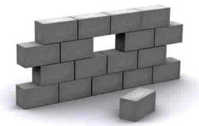 How to store concrete blocks