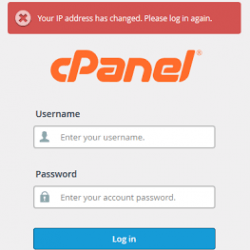 حل مشكلة IP address has changed 1 cpanel 0 250x250 1