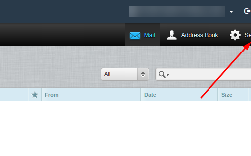 main webmail settings
