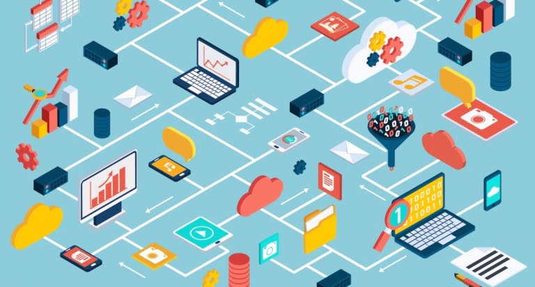 2.5 إكسا بايت من البيانات تصدر في الدقيقة الواحدة على الإنترنت.. تعرّف على مصادرها 1 bigdata 1200x646 768x413 1